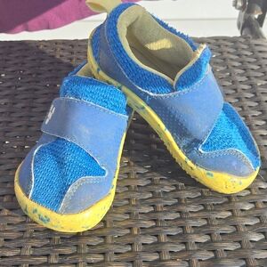 Kids Blue and Yellow Shoes